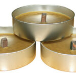 Wax candle large