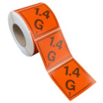 IMO 1.4G Explosive sticker roll