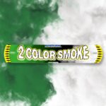 2-Color smoke GREEN & WHITE