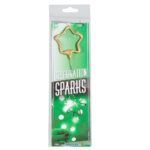 Star shaped sparkler