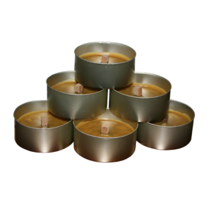 Wax candle small 2-pack