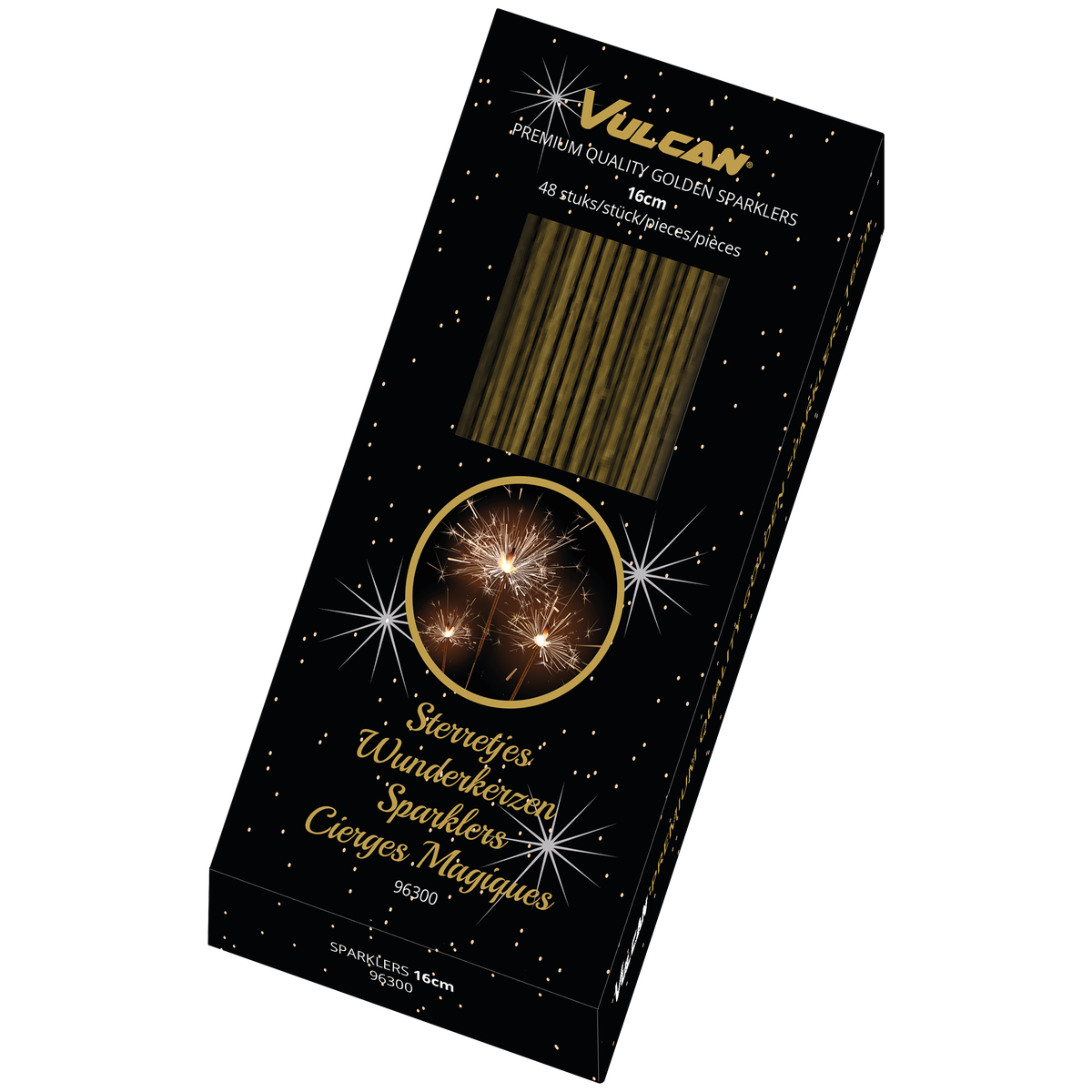 96300 Golden sparklers 16cm – Image 1