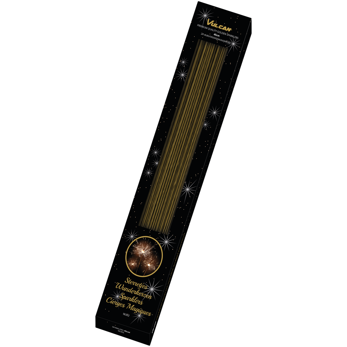 96302 Golden sparklers 45cm – Image 1