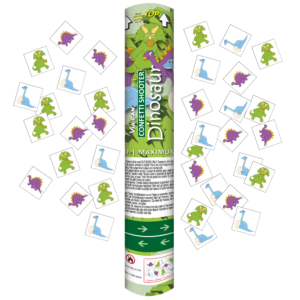 Confetti shooter 3-pack DINOSAUR