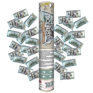Confetti shooter 3-pack CASH FLOW