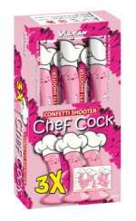Confetti shooter 3-pack CHEF COCK – Image 2