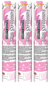 Confetti shooter 3-pack PINK STREAMERS – Bild 3