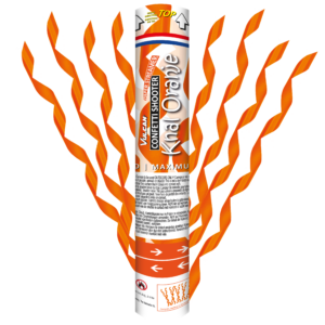 Confetti shooter 3-pack ORANGE