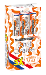 Confetti shooter 3-pack ORANGE - Image 2