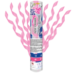 Confetti shooter 3-pack GENDER REVEAL PINK STREAMERS