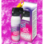 Gender reveal powder spray PINK