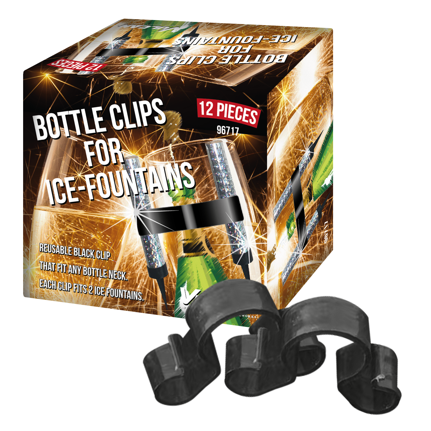 96717 Bottle clips for ice fountains - Image 1